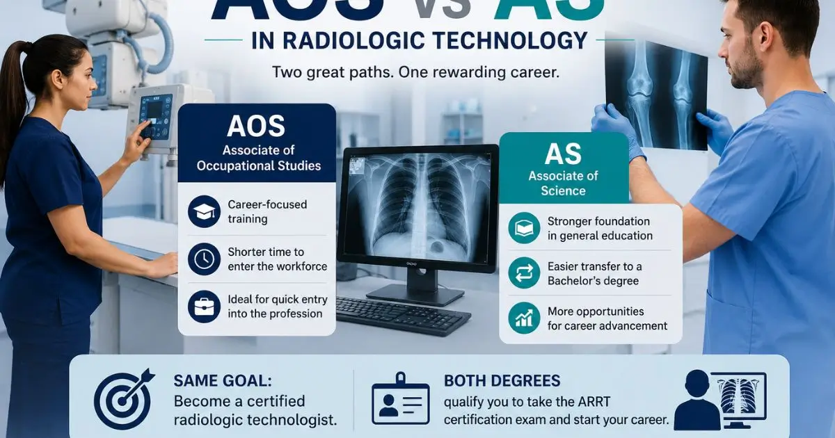 AOS vs AS in Radiologic Technology
